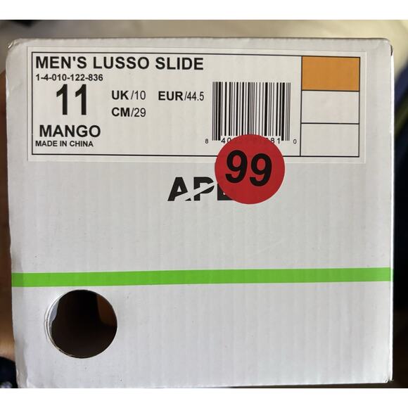 $195 APL Athletic Propulsion Lab Lusso Slides Men’s Size 11 NIB - Picture 7 of 7